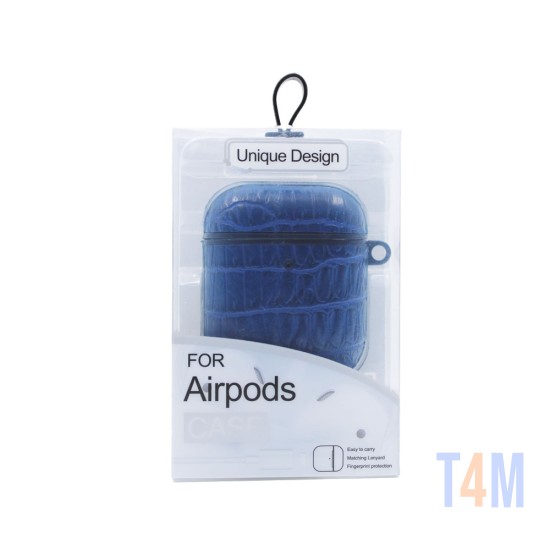 FASHION DESIGN SILICON CASE WITH KEYCHAIN HOOK AND STRAP FOR APPLE AIRPODS